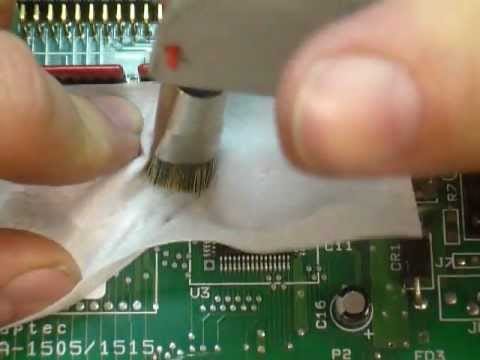How to Clean solder