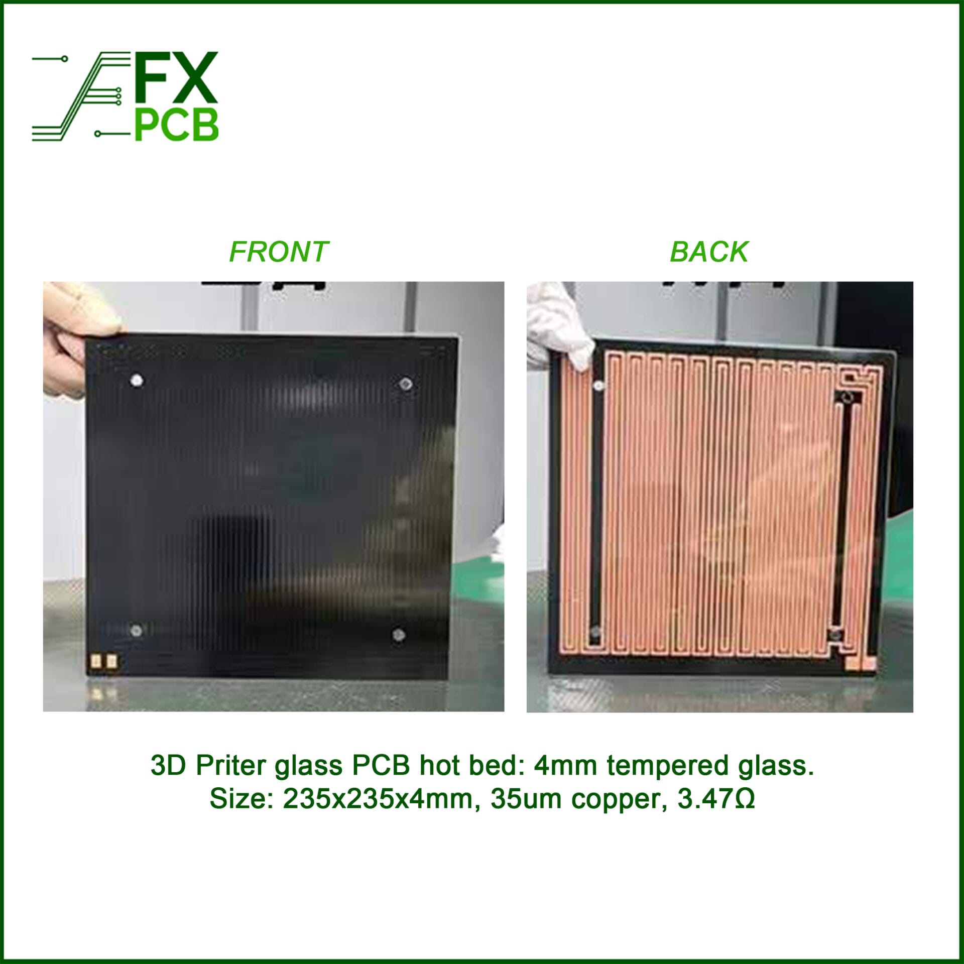 3D printer Glass PCB